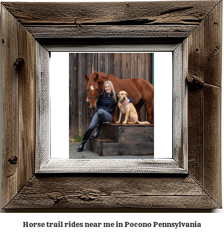 horse trail rides near me in Pocono, Pennsylvania